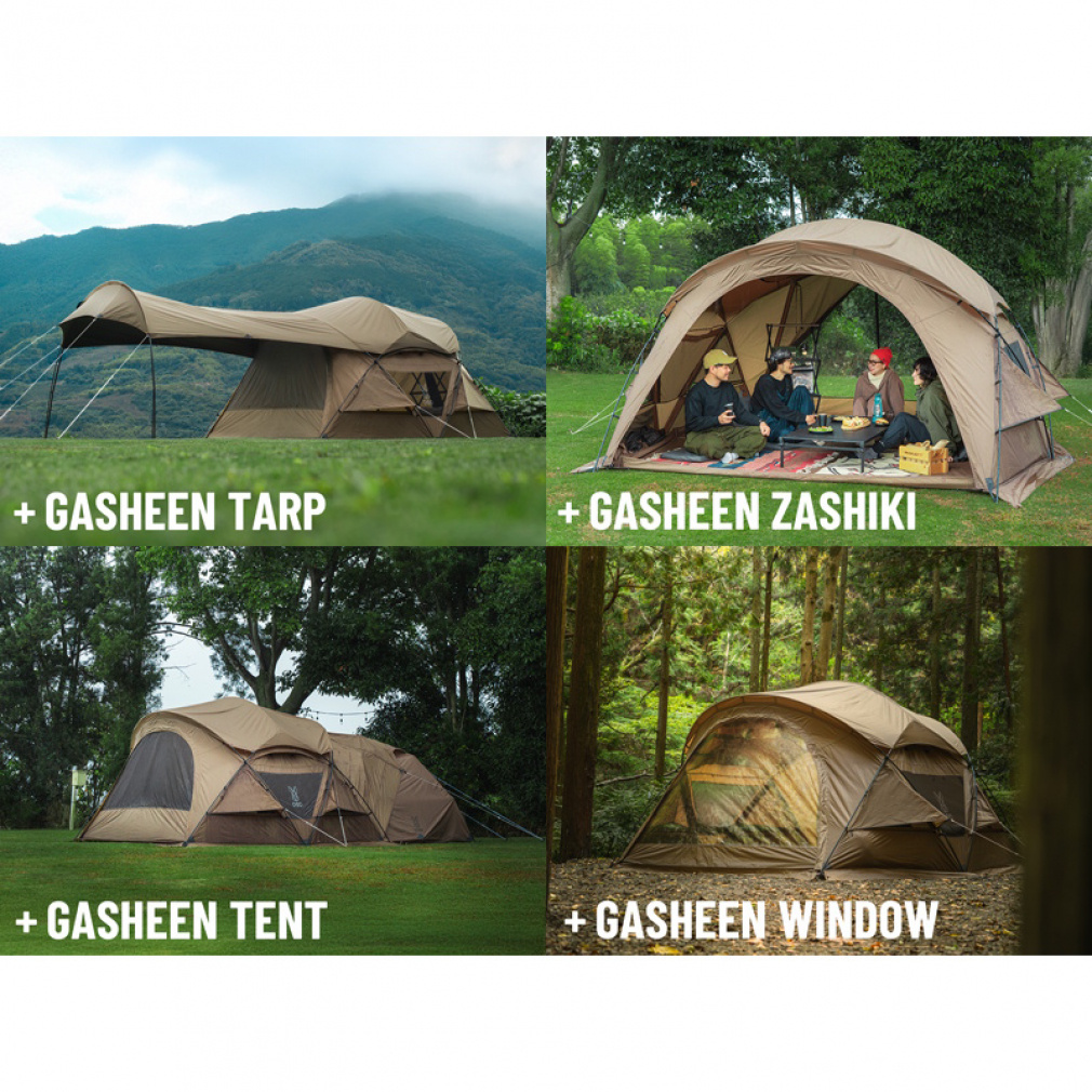 ディーオーディー ガシーンドーム 4人用 T4-209-BR キャンプ ドーム