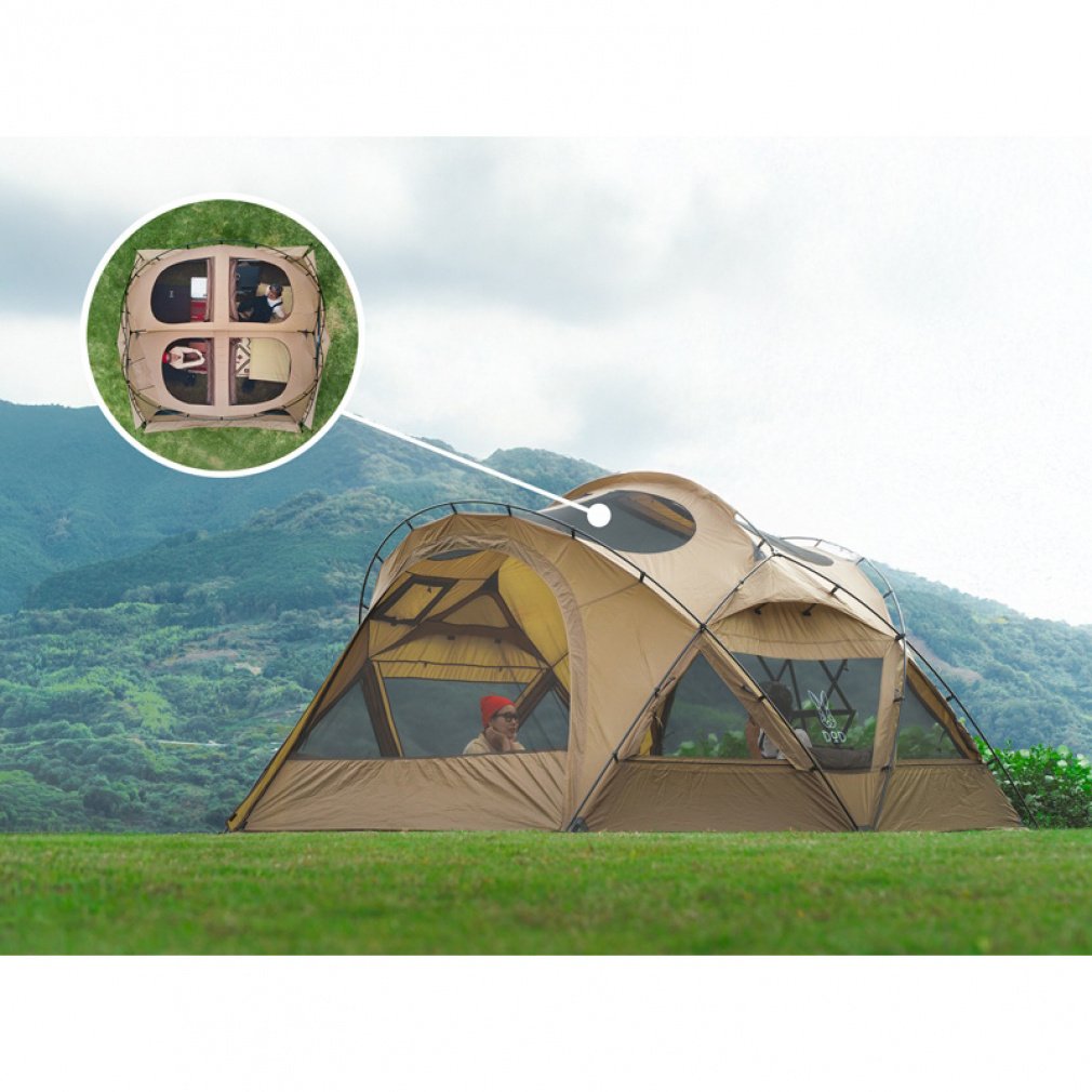 ディーオーディー ガシーンドーム 4人用 T4-209-BR キャンプ ドーム