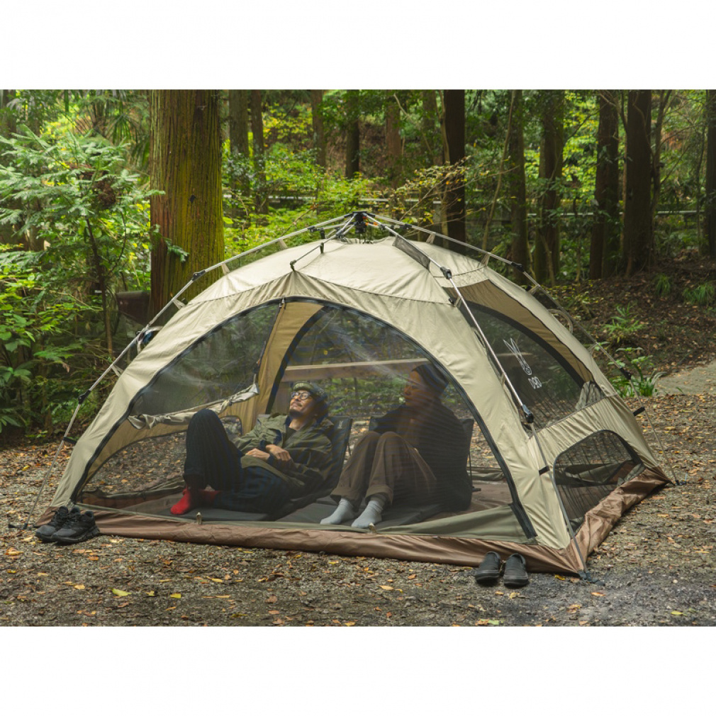ディーオーディー ガシーンテント 5人用 T5-213-BR キャンプ ドーム
