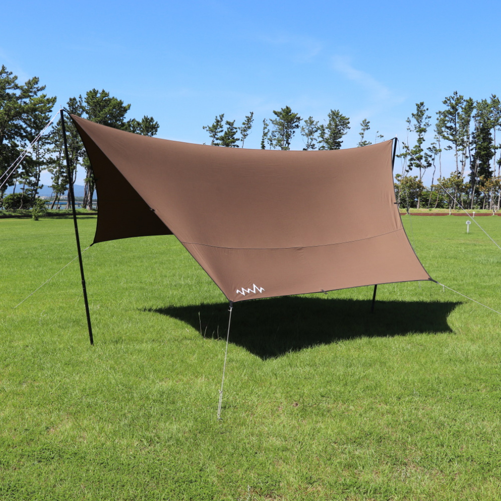 2ルームテント AOD3 ＋ TCタープ サイドウォール ＋ アジャスタポール