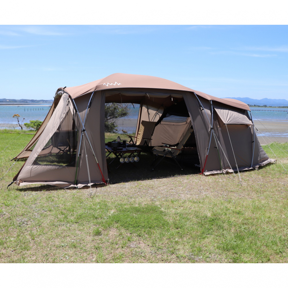 アルペンアウトドアーズ 2ルームテント AOD-3 ＋ TCタープ サイド