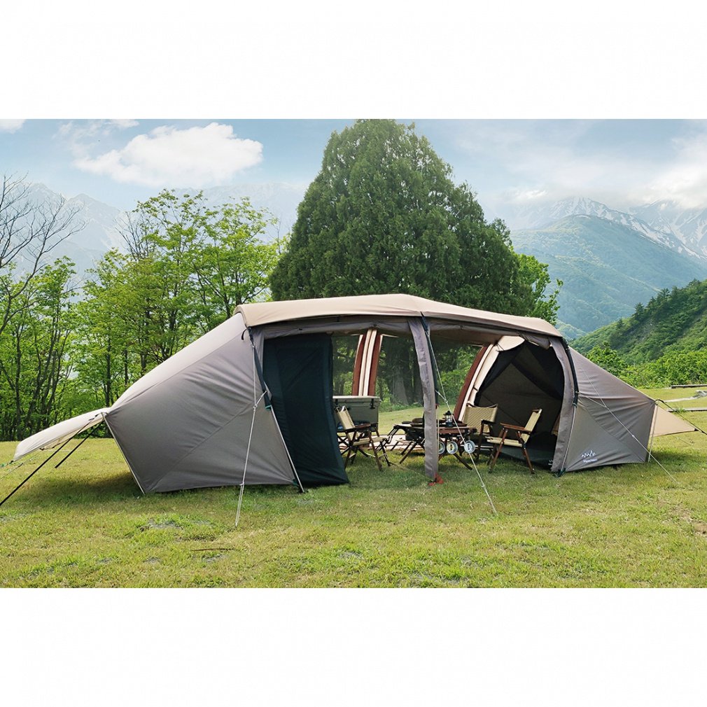 アルペンアウトドアAOD-4 AOD-4 ＋ フロアマット＆グランドシート ＋ TCタープ サイド