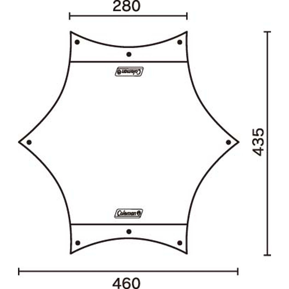 コールマン XPヘキサタープ/MDX ＋ 2000036441 キャンプ タープテント