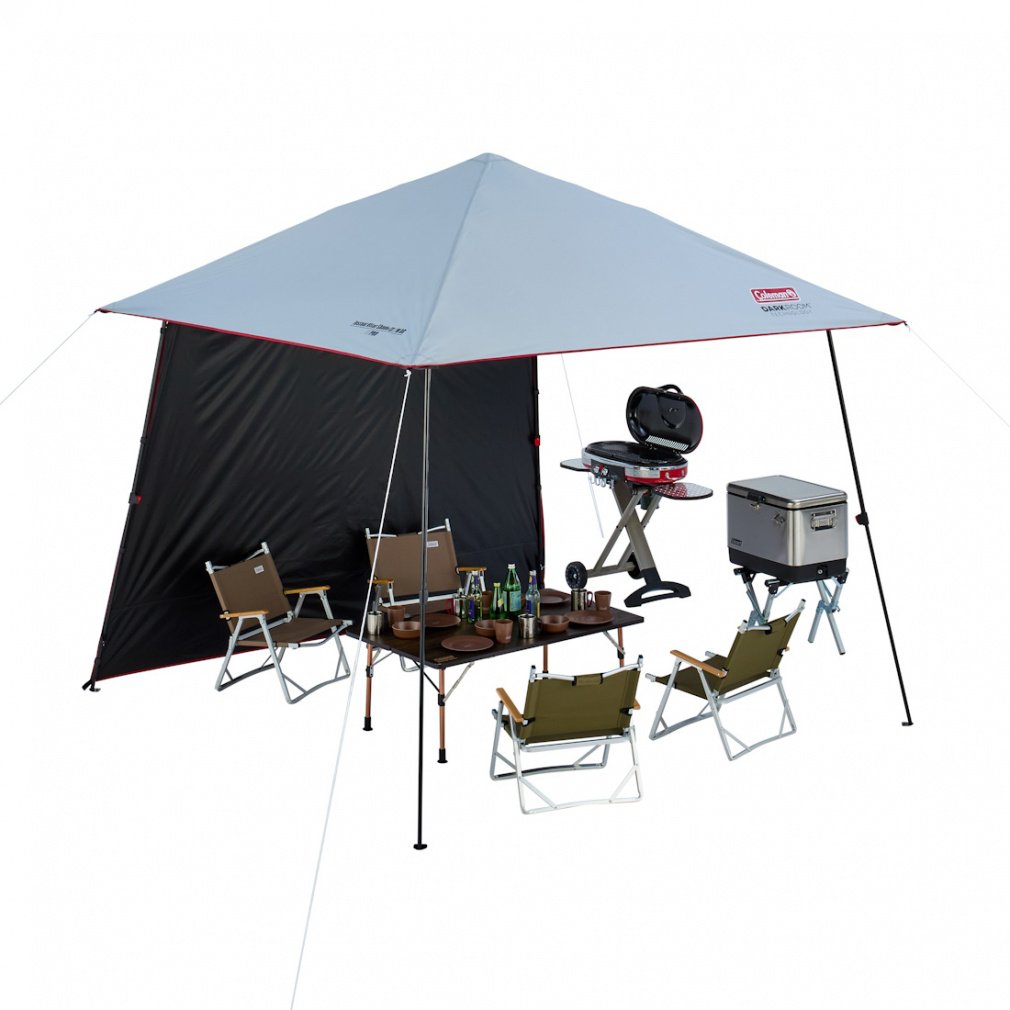 Colemanテント　インスタントバイザーシェード　チェア　テーブル　大阪引取り Colemanテント インスタントバイザーシェード チェア3 テーブル