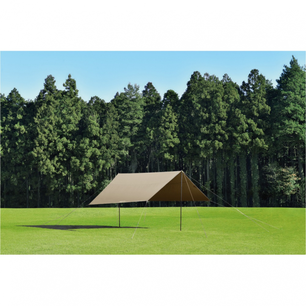 ユニフレーム REVOスクエアタープ 4×4 TC/TAN 682333 キャンプ タープ