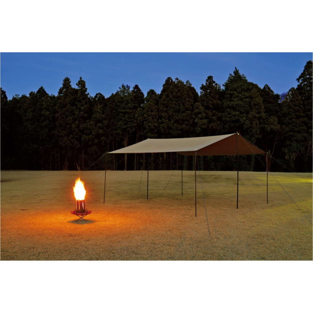 ユニフレーム REVOスクエアタープ 4×4 TC/TAN 682333 キャンプ タープ