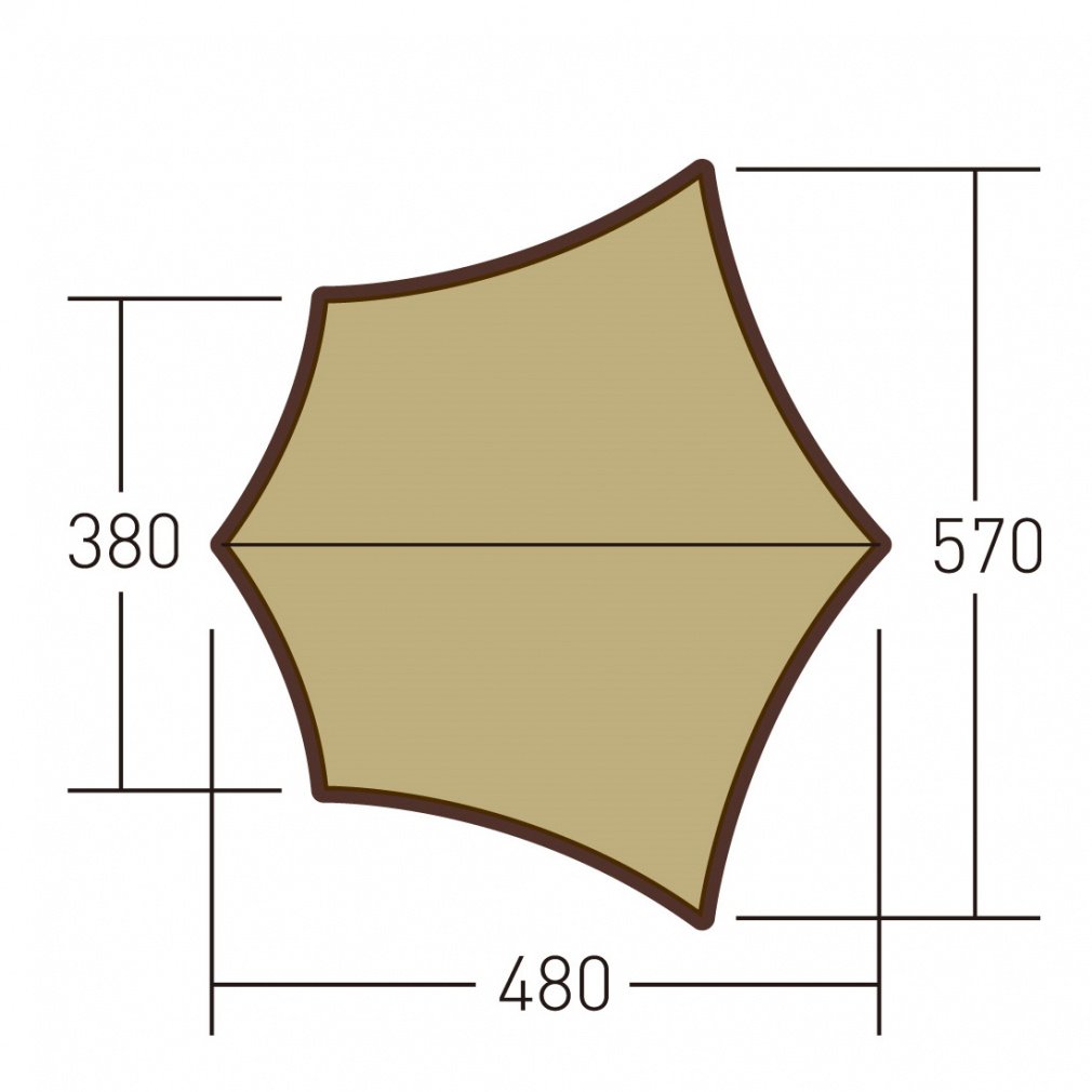 オガワ システムタープ ヘキサDX 3331000080 キャンプ タープテント
