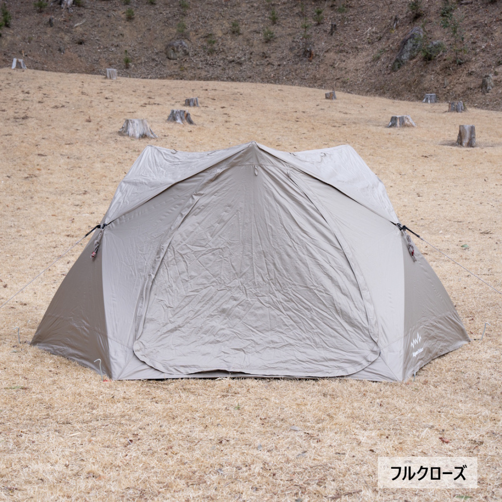 アルペンアウトドアーズ 100％完全遮光ヘキサ型キャンプシェード M