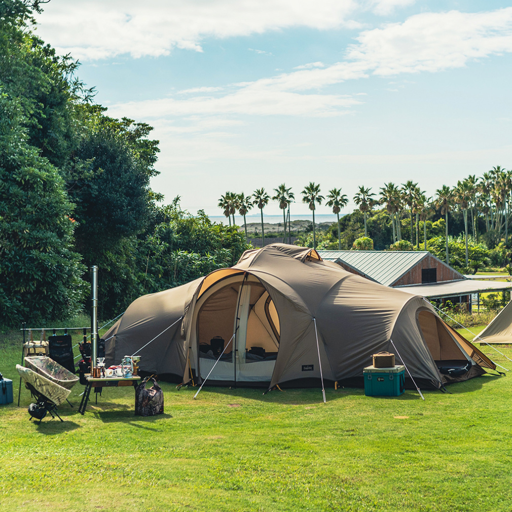 オガワ クーポラ 2679 キャンプ スクリーンテント : サンドベージュ