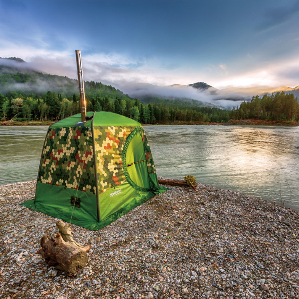 未使用　展示品　Mobiba テントサウナ キャンプテント RB170M ファイヤーサイド Mobiba バックパックサウナ RB170M 27170 キャンプ