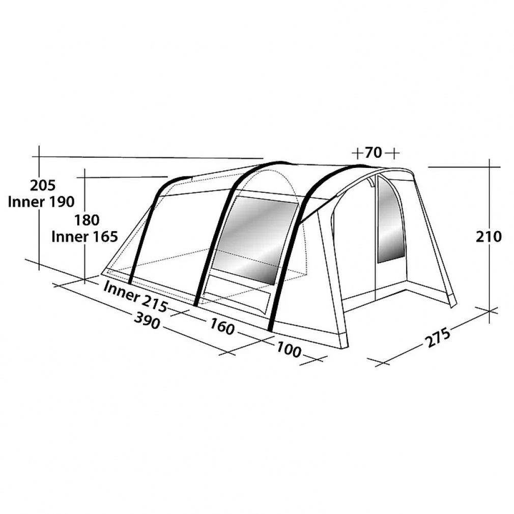 ローベンス ルックアウト500 Lookout 500 130202 キャンプ トンネル