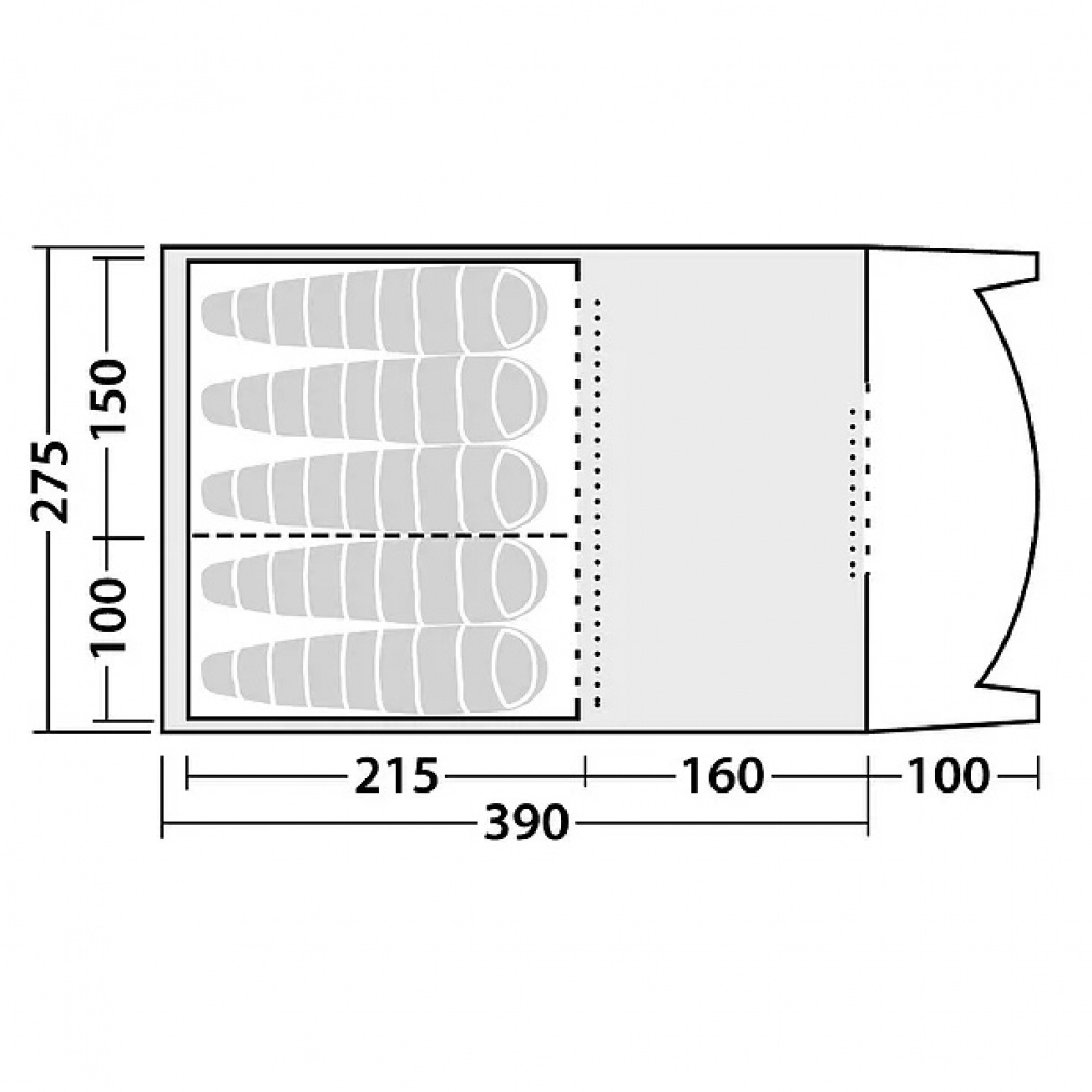 ローベンス ルックアウト500 Lookout 500 130202 キャンプ トンネル