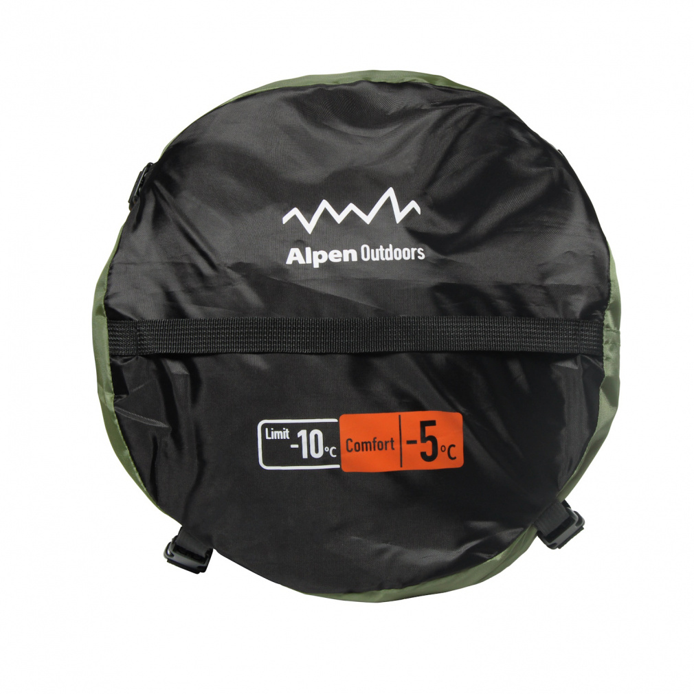 アルペンアウトドアーズ 封筒型シュラフ-5 キャンプ 寝袋 シュラフ 冬