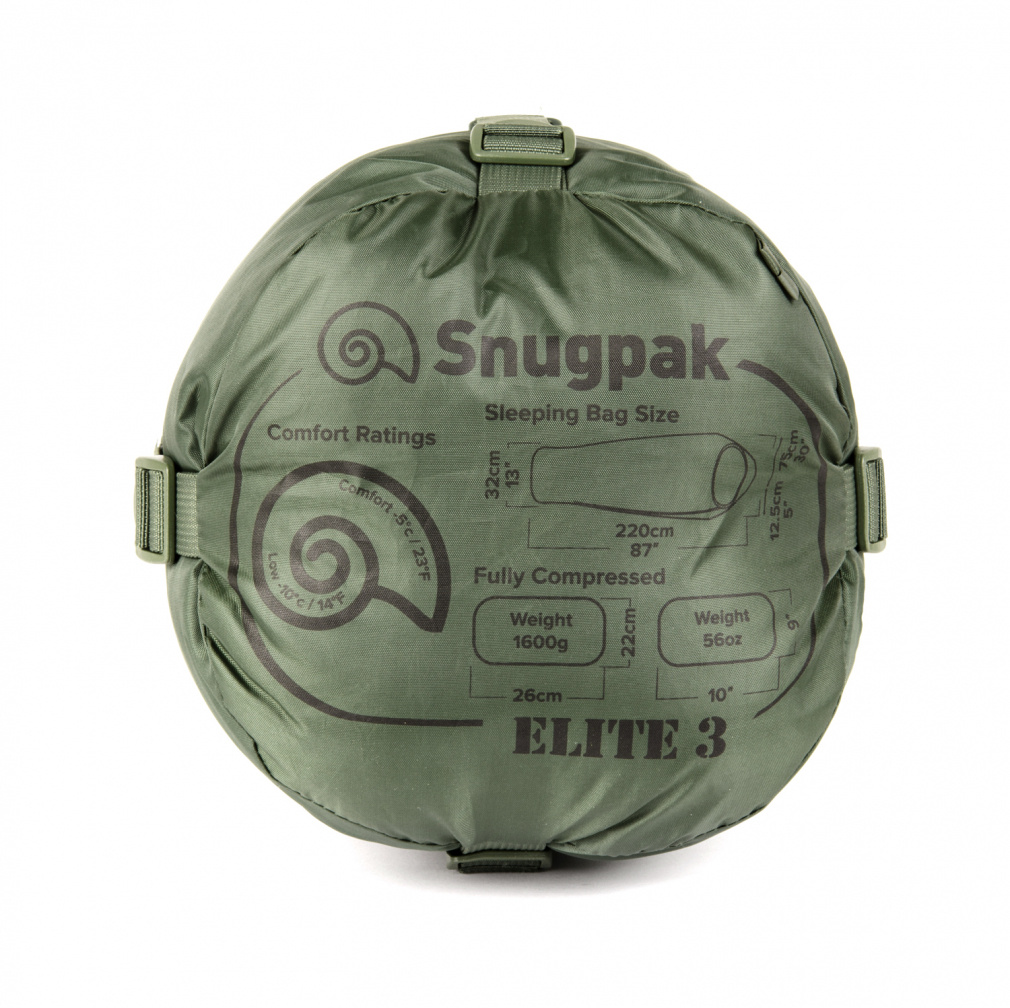 Snugpak スナグパック エリート3 レフトジップ Snugpak(スナグパック) ソフティー エリート3 レフトジップ