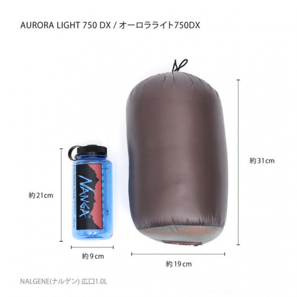 NANGA AURORA 750(アルペンオリジナルモデル) レギュラー 冬用 NANGA ナンガ AURORA 750(アルペンオリジナルモデル) レギュラー
