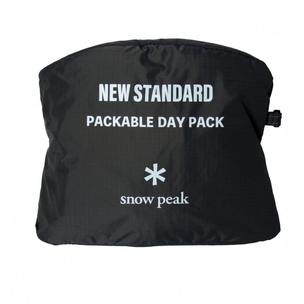2025秋冬 スノーピーク New Standard Packable Backpack 24L BLACK NSD