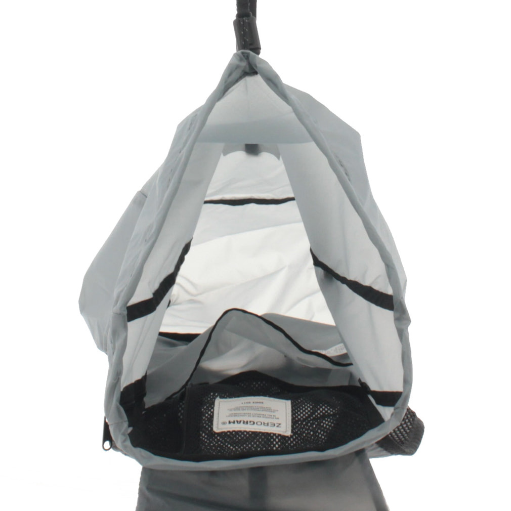 ゼログラム パッカブル シル デイパック ダイニーマ15L STONE GRAY