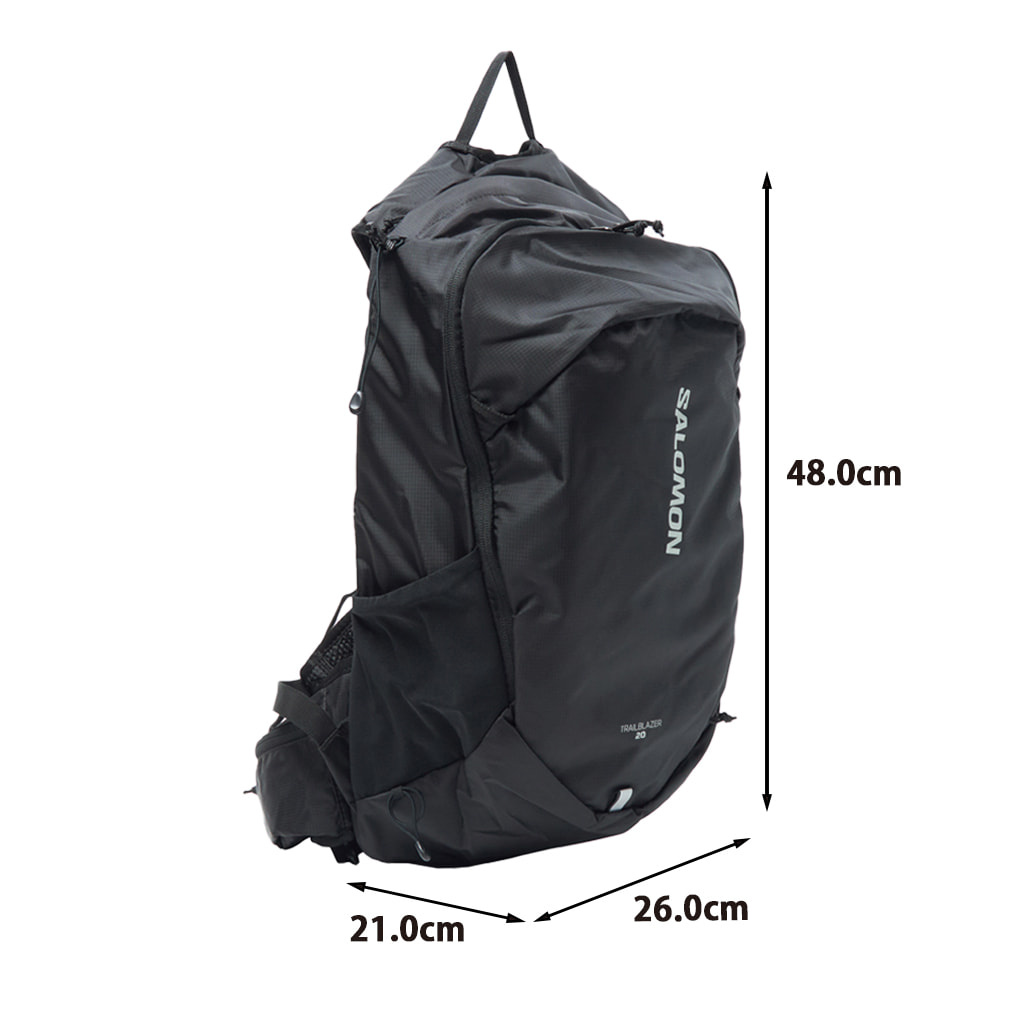 サロモン トレイルブレイザー 20 20L BLACK/ALLOY LC2182600