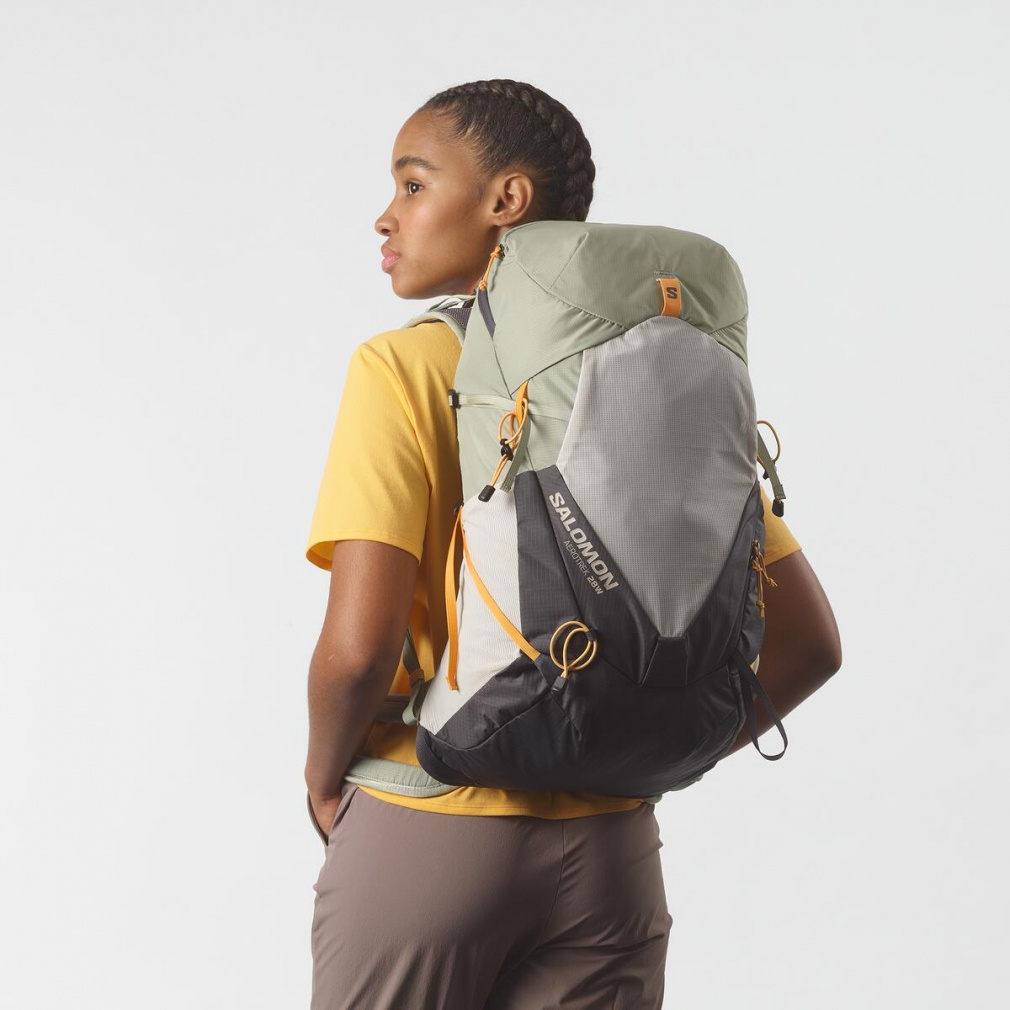 サロモン AEROTREK 28 WOMEN M/L 28L SEAGRASS/SV CLOUD/Nine Iron