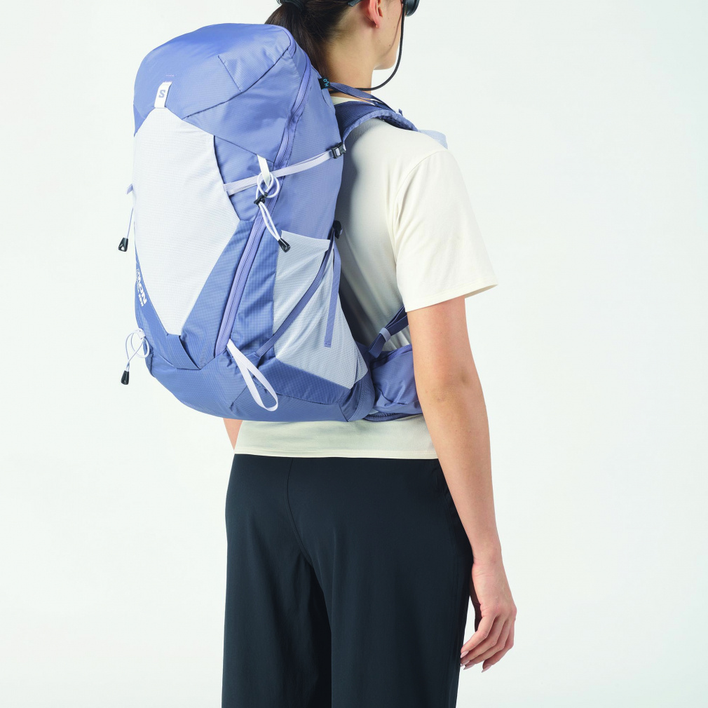 2026春夏 サロモン AEROTREK 28 WOMEN S/M 28L HERON/COSMIC SKY/WH