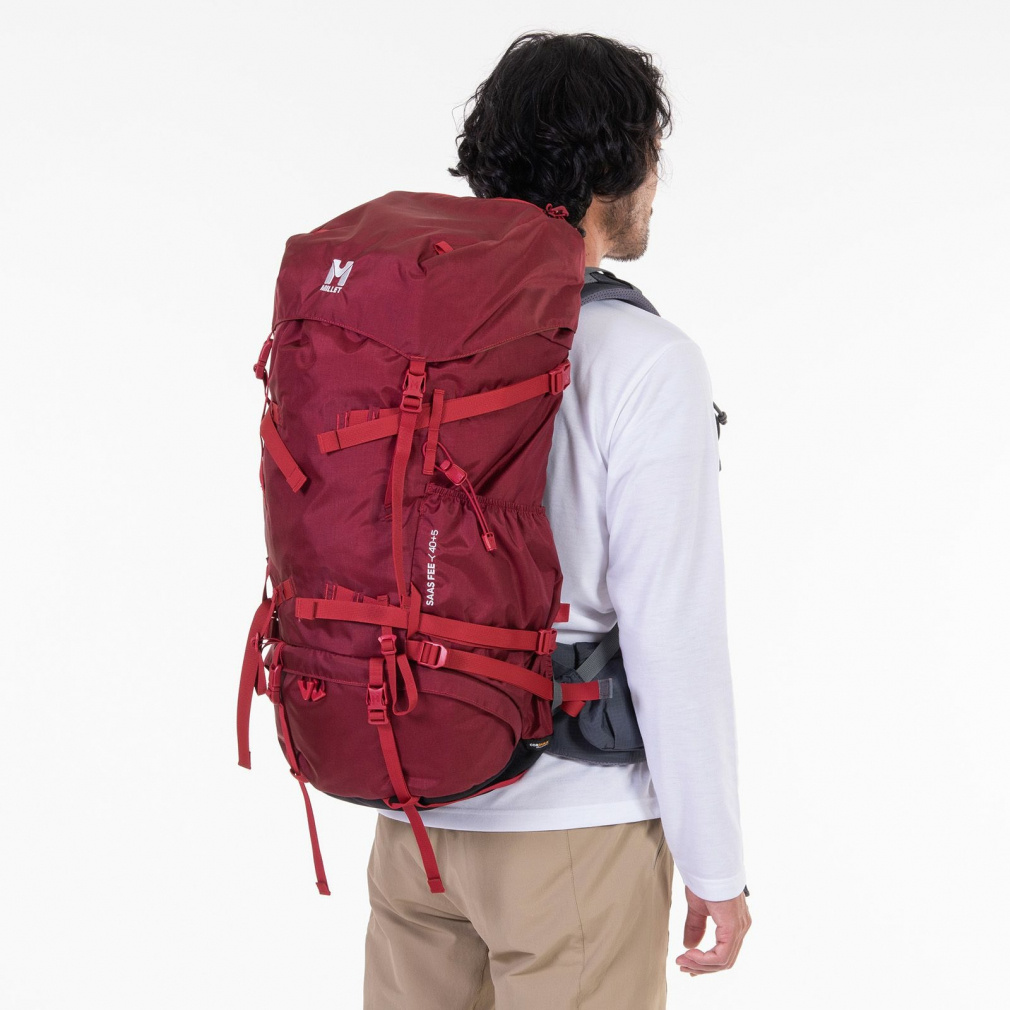 ミレー SAAS FEE NX 40+5 M 40＋5L DEEP RED MIS0754 N1546