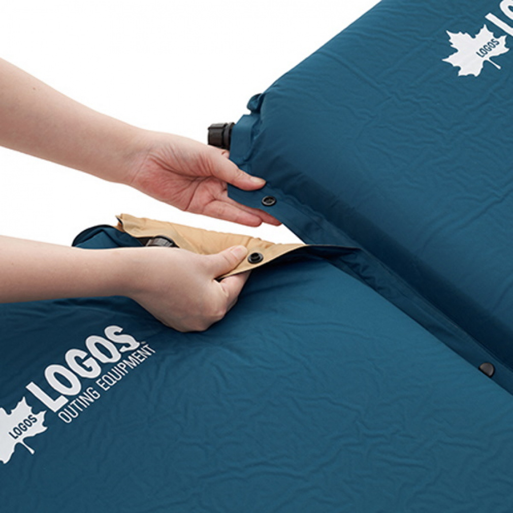 ロゴス 高厚・高密弾力 100セルフインフレートマット・SOLO 72884190