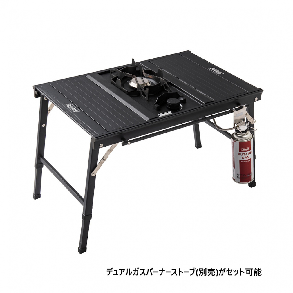 2026年 新商品 コールマン フラットテーブル/60(ブラック) 2238312