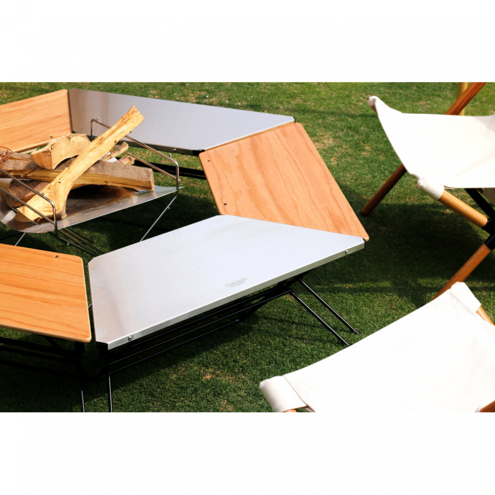 アーチテーブルステンレス 3点セット｜Alpen Online