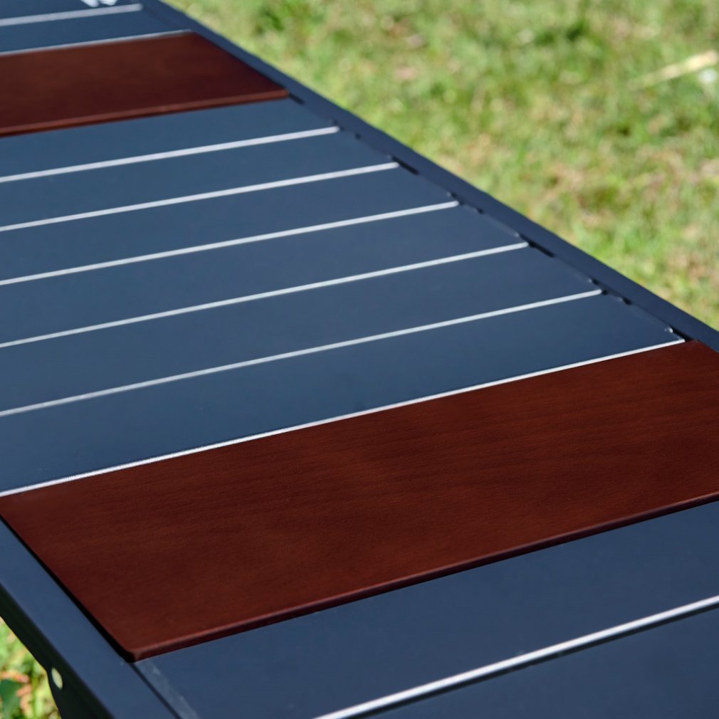 アルミユニットテーブル オプション 着せ替えウッド天板｜Alpen Online