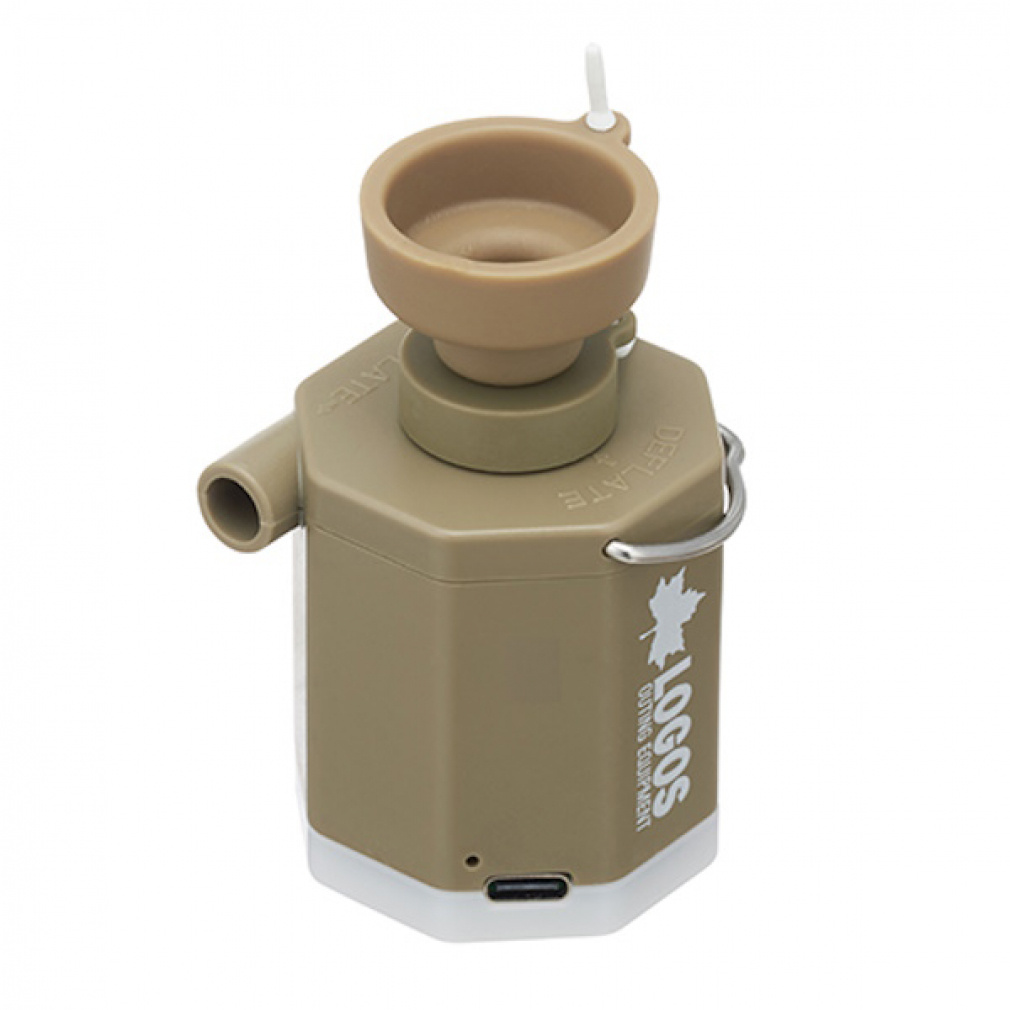 ロゴス minimini電動ポンプ 81336598 キャンプ 空気入れ 電池ランタン