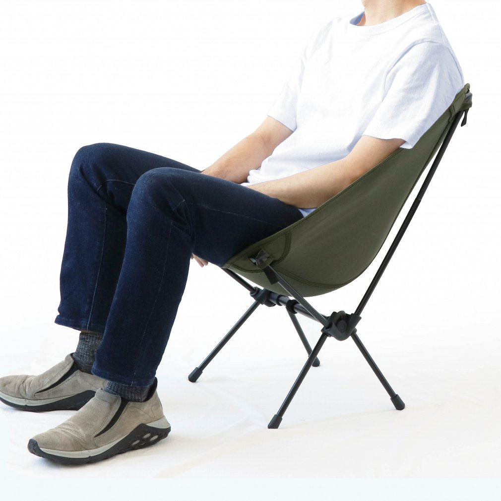 アルペンアウトドアーズ　ハイバックチェア　オリーブカラー アルペンアウトドアーズ ハイバックチェア オリーブカラー