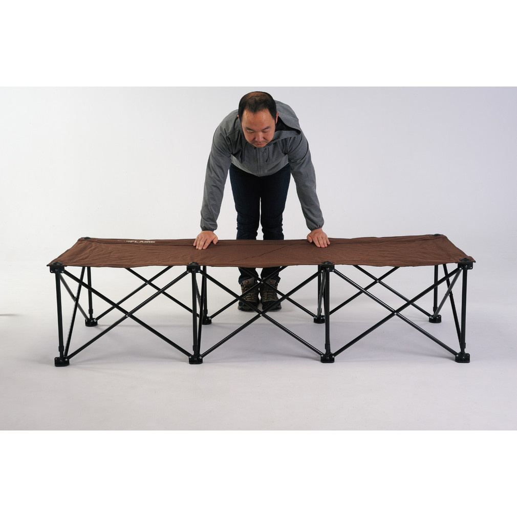 ユニフレーム リラックスコット ブラウン×ブラック 680254 キャンプ