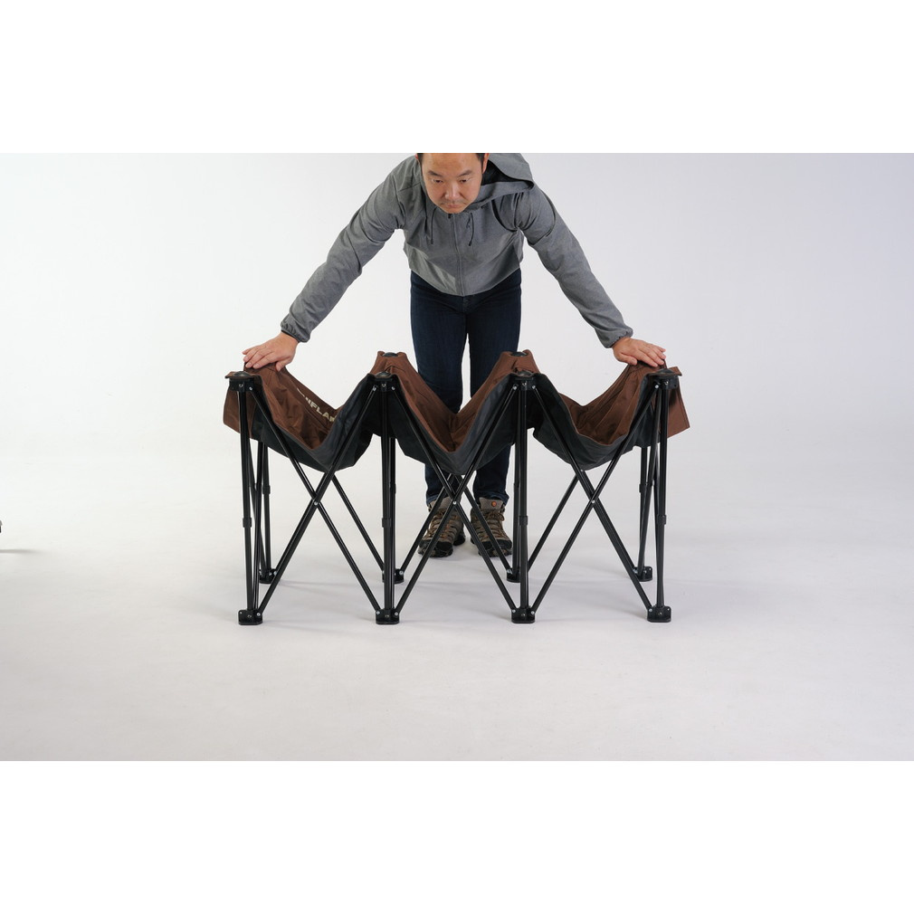 ユニフレーム リラックスコット ブラウン×ブラック 680254 キャンプ