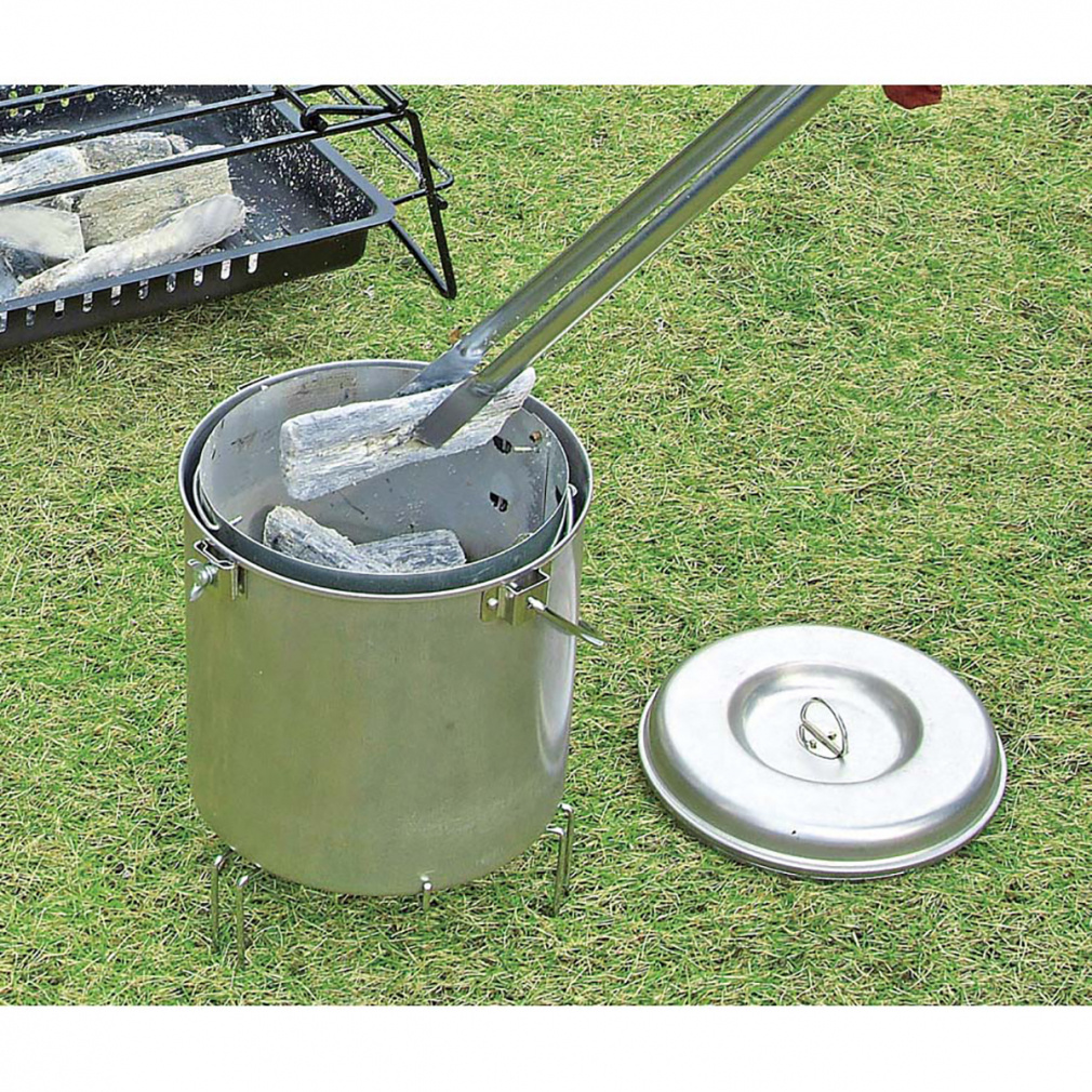 キャプテンスタッグ 大型火消しつぼ 火起し器セット (M-6625) キャンプ