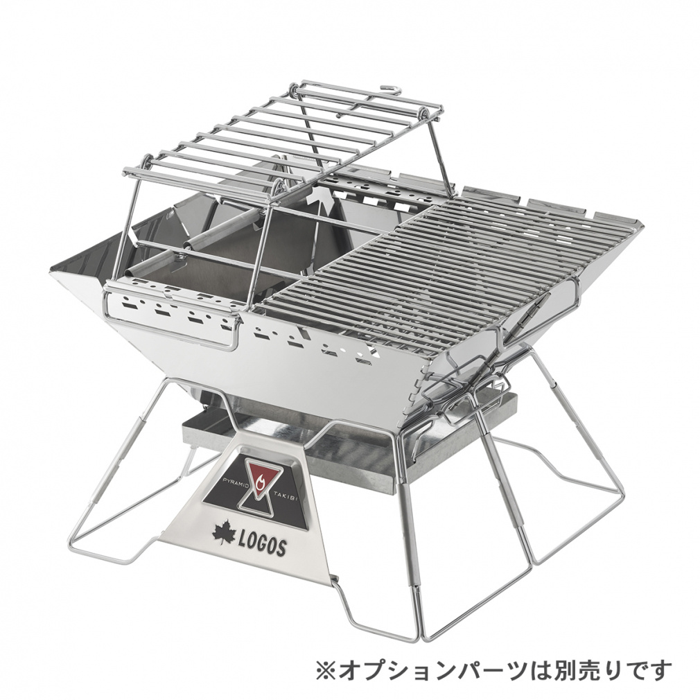 ロゴス LOGOS The ピラミッドTAKIBI L (81064162) キャンプ 焚き火台