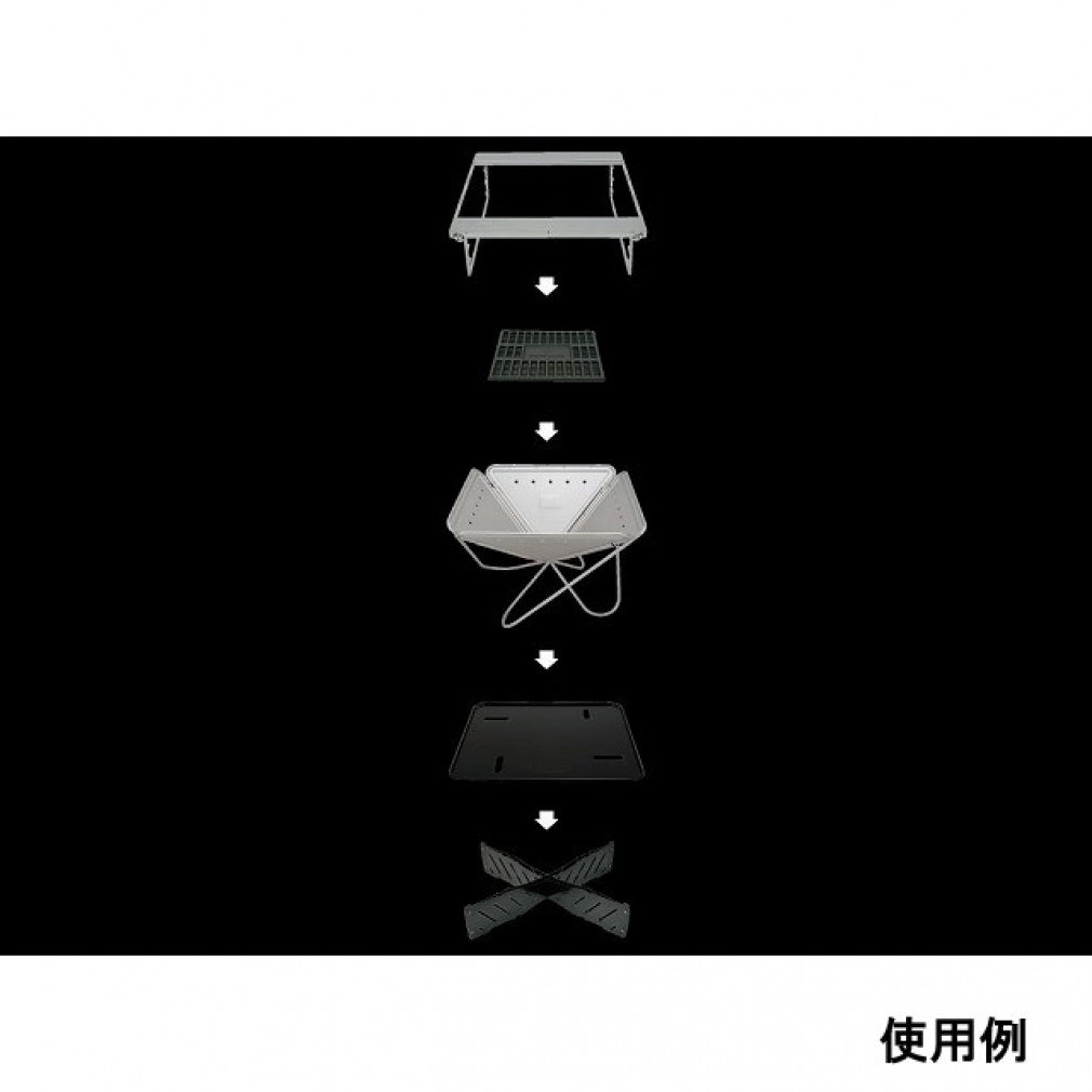 スノーピーク 焚火台 M 2～3人用 ST-033R キャンプ 焚き火台 L snow