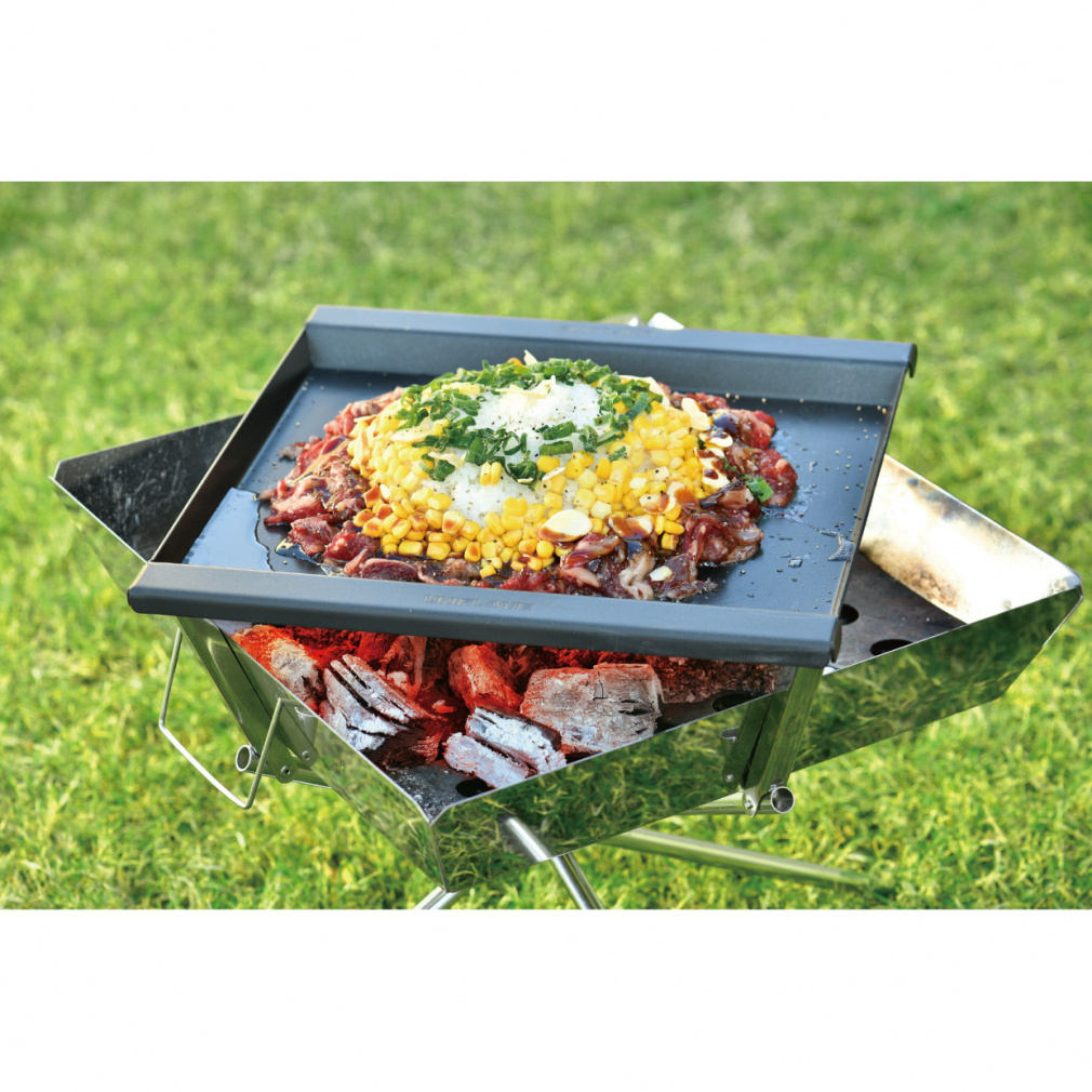 UNIFLAME フッ素加工プレート 2枚セット 　新品、未使用品 ファイアグリル フッ素鉄板｜Alpen Online