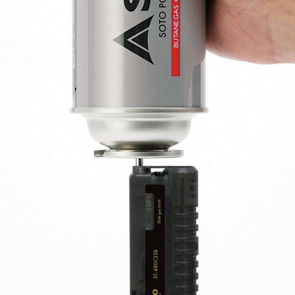ソト スライドガストーチ スケルトンブラック ST-480C2SB キャンプ