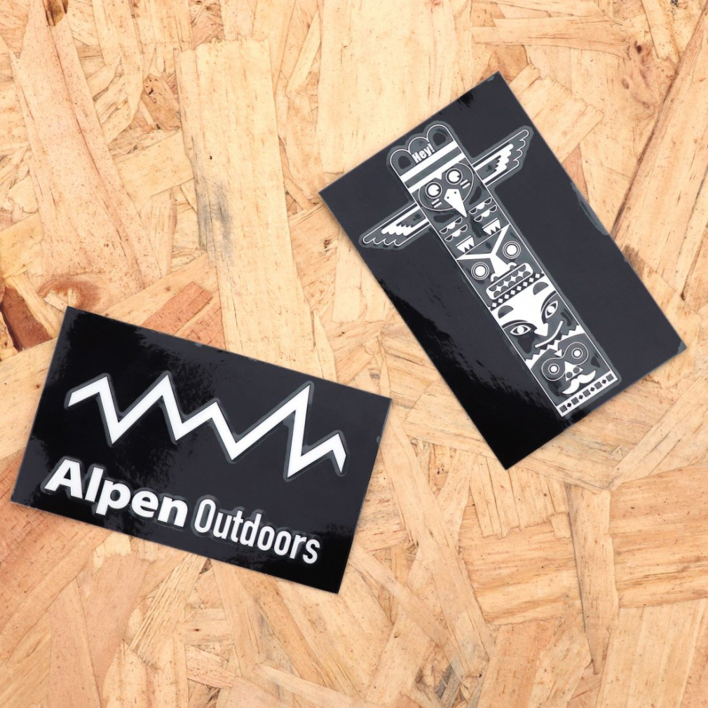 アルペンアウトドアーズ カッティングステッカー ロゴ WH キャンプ