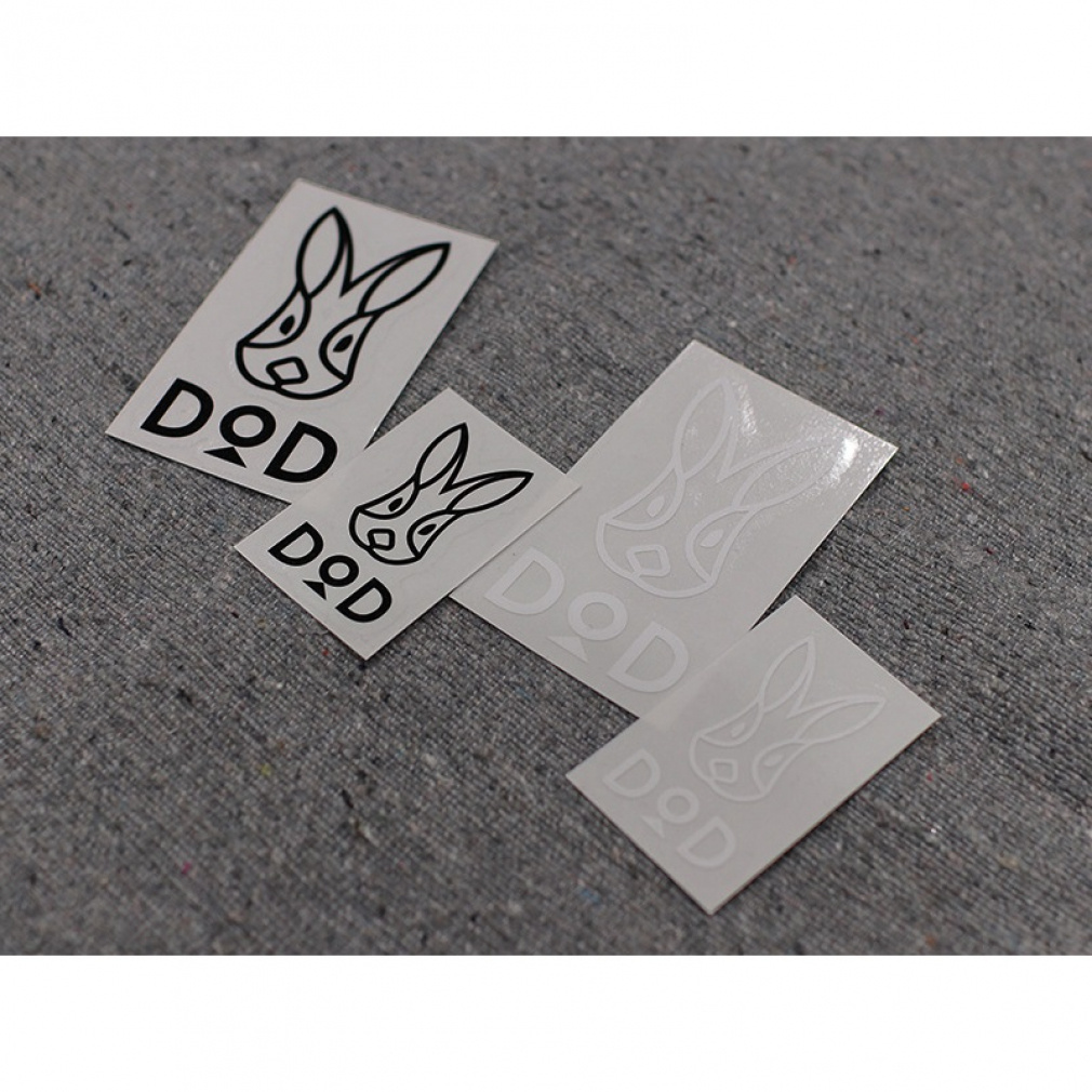 キャンプステッカー　9枚　DOD ディーオーディー ロゴステッカーセット ST1-038-BW キャンプ 小物 DOD