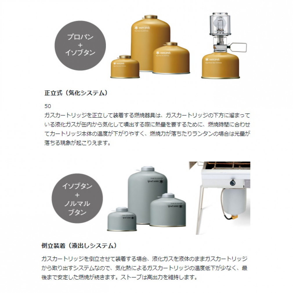 ギガパワーガス500プロイソ 2本セット｜Alpen Online