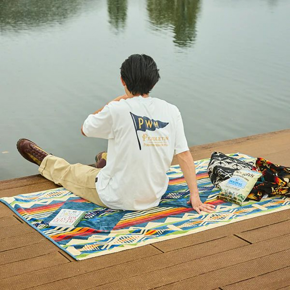 ペンドルトン Oversized Jacquard Towels Creekside 19373185 キャンプ