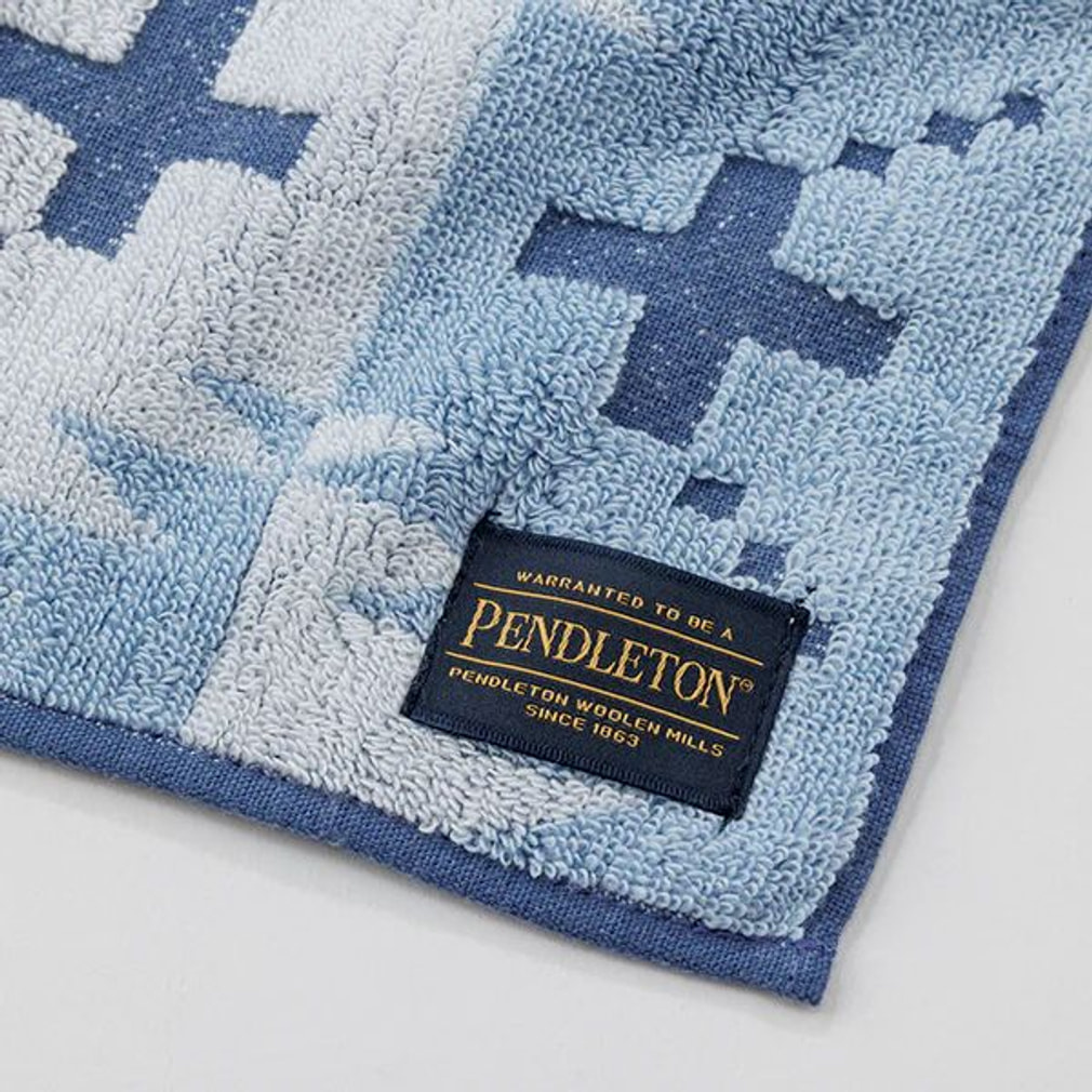 ペンドルトン 今治Embossed Multi Towel Spider Rock Blue 19370033