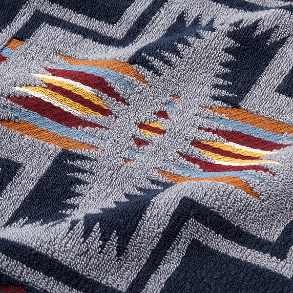 ペンドルトン 今治Embossed Multi Long Towel Harding Navy 19370037