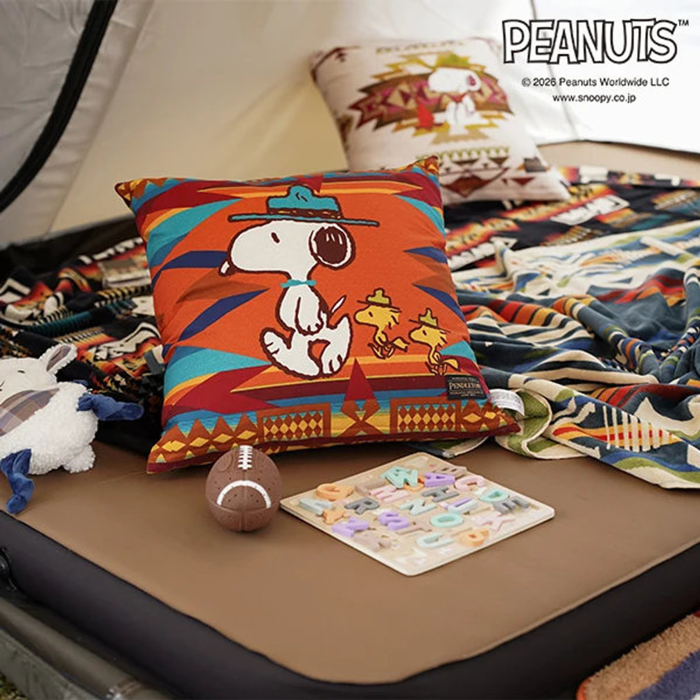 004 ペンドルトンPendleton クッション USA ネイティブアメリカン ペンドルトン PWM Peanuts Cushion Cover 19806163 キャンプ