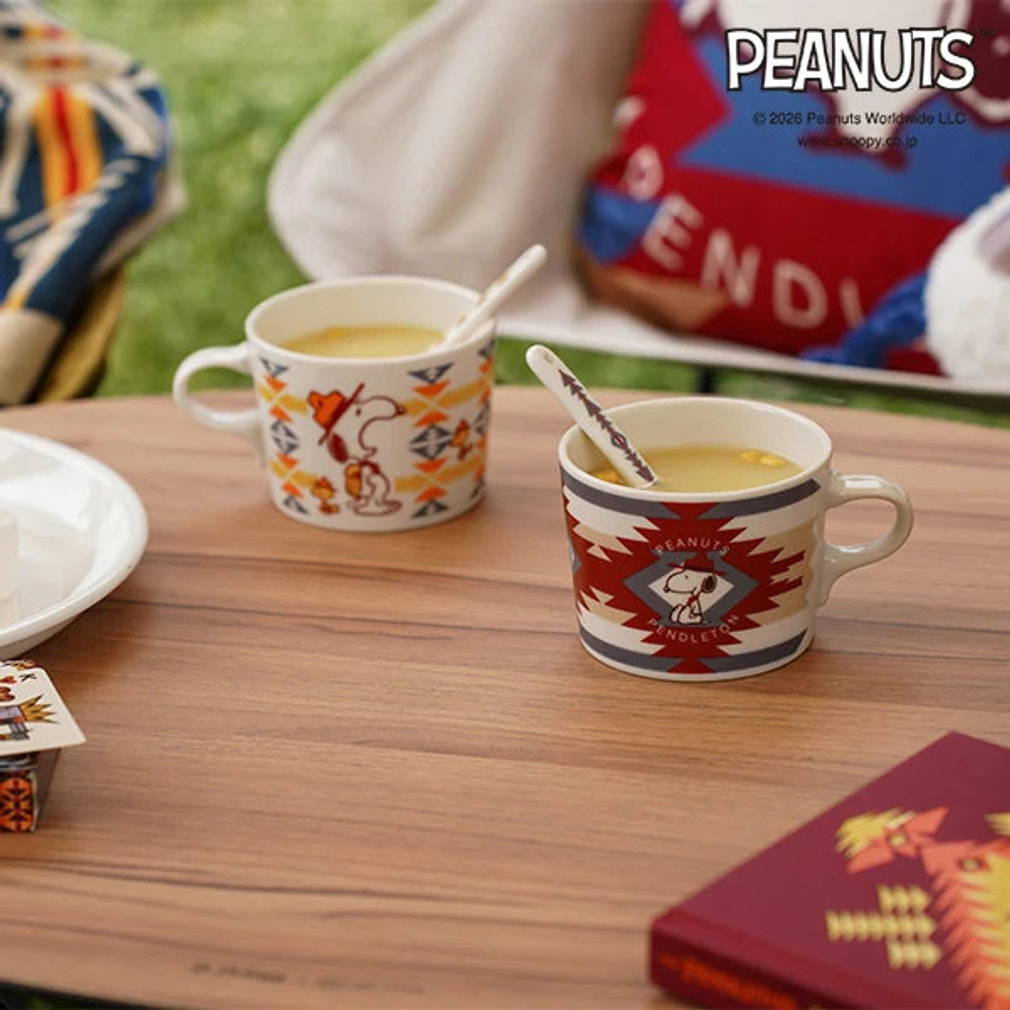 ペンドルトン PWM Peanut Ceramic Mug Spoon Set 19806165 5000