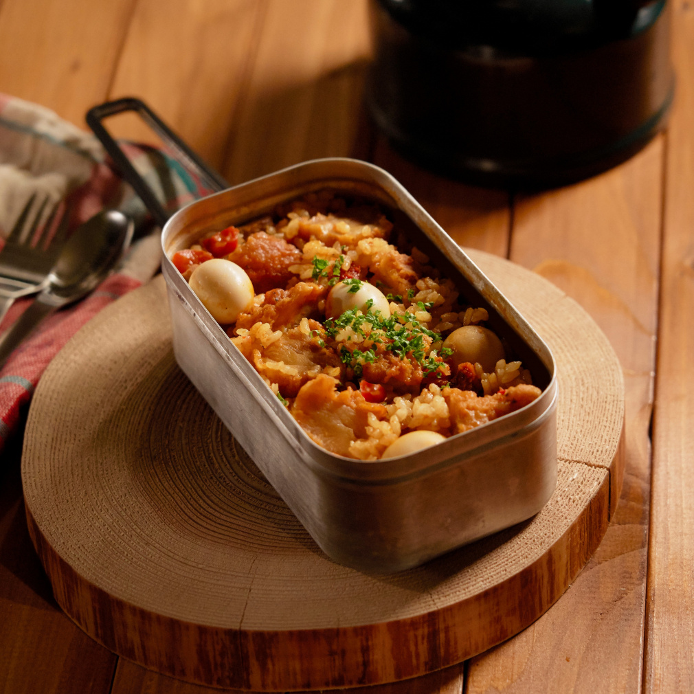 K＆K 缶つま CANPの達人 チキンパエリアの素 3缶セット キャンプ 食料