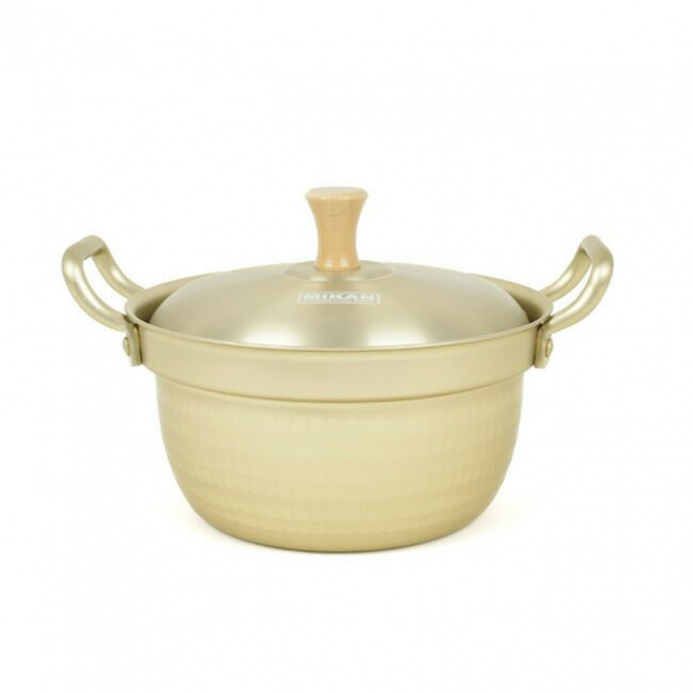 オレンジ MIKANしゅう酸段付鍋 15.5 mkn-047 キャンプ 小物 ORANGE