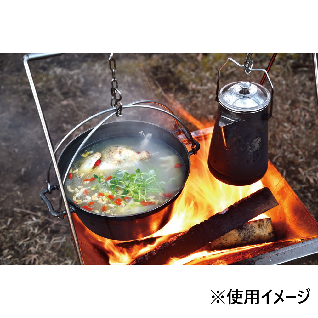 値下げ！ユニフレーム　ダッチオーブン10インチ、ハーフなどセット ユニフレーム 10インチ ダッチオーブン ハーフセット 値下げ