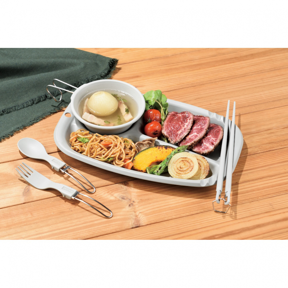 ユニフレーム カラプレ グリーン 666937 キャンプ 食器/カトラリー